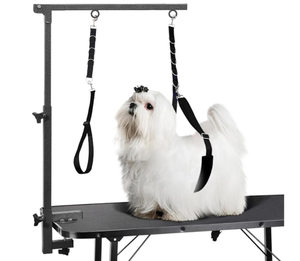 Correa de sujeción para mesa de peluquería canina - Extensor de brazo, correa de sujeción para baño, soporte para cadera (no para sentarse), sujetadores para perros para peluquería canina - Product Image 1