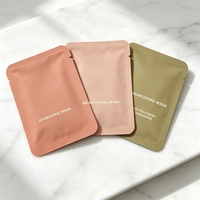 Sachet PE imprimé sur mesure, haute barrière, recyclable, pochette trois côtés pour shampoing, soins capillaires, cosmétiques, emballage de voyage, impression OEM