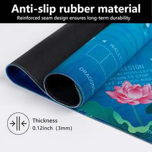 Tapete de Mahjong Americano de Lujo Antideslizante con Diseño Personalizado, Bolsa de Transporte y Reglas para Mahjong, Dominó y Póker - Product Image 5