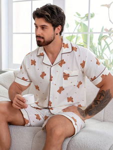 Custom <b>Men's</b> <b>Pajama</b> <b>Set</b> Bamboo Cooling Lounge Wear <b>Pajamas</b> <b>Mens</b> <b>Sets</b> Micro Modal Tencel <b>Pajamas</b> 100 Moq Mercado Mayorista - Product Image 2