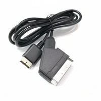 Câble SCART RGB 1,8 m, câble audio vidéo TV, câble de remplacement pour Playstation PS2 PS3 Slim pour console PAL/NTSC