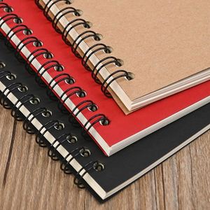 Design Wholesale Solid Color Coil Notebook <b>A5</b> Homework Exercise Notebook Business <b>Notepad</b> - Product Image 5