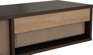 Sleek Walnut colour HIRADO 1.8M Wall Mounted TV Cabinet <b>Floating</b> Media <b>Unit</b> with Storage Shelf for Contemporary Home Interiors - Product Image 6