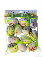Œufs en plastique colorés à suspendre pour Pâques, Noël, Thanksgiving, fête, anniversaire, décoration intérieure, écologiques, très demandés