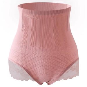 Nuovo stile biancheria intima a vita alta post-partum pantaloni attillati e bel corpo senza arricciare pantaloni di cotone - Product Image 4