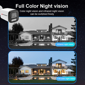 ชุดกล้องวงจรปิด 8 ช่อง 8MP IP POE NVR พร้อมเลนส์ Starlight ระบบ <span class=keywords><strong>P2P</strong></span> สีคมชัด ไฟอินฟราเรดคู่ ไมโครโฟนในตัว กล้องรักษาความปลอดภัยภายในบ้าน มองเห็นในเวลากลางคืน - Product Image 4