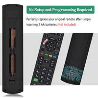 Télécommande universelle pour Panasonic HD LCD LED Plasma Viera Smart TV, avec boutons de raccourci, aucune configuration requise