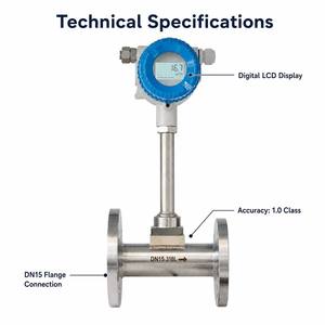 Medidor de Flujo Integral con Brida CXLUGB DN15, 1.0 ~1.5 FS, para Medición de Flujo de Gas y Líquido en Tuberías Industriales - Product Image 3