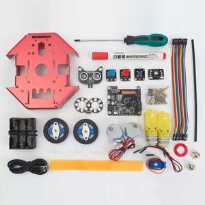 Directo de fábrica 2WD Stem juguetes educativos DIY programación codificación KittenBot Smart Robotic Car Starter Kits Set <span class=keywords><strong>para</strong></span> <span class=keywords><strong>Arduino</strong></span> <span class=keywords><strong>Scratch</strong></span> - Product Image 4