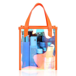 Sac fourre-tout en PVC écologique avec logo personnalisé pour femmes Conception laser holographique Taille personnalisée pour cadeau promotionnel Shopping pratique - Product Image 2