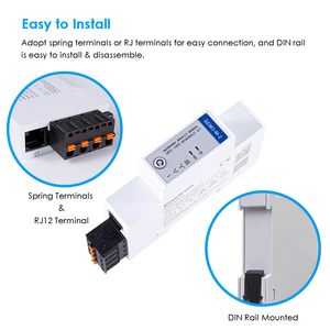 Compteur électrique intelligent RS485 <span class=keywords><strong>Modbus</strong></span> monté sur rail DIN de compteur d'exportation zéro bidirectionnel triphasé SEM3-M-<span class=keywords><strong>2</strong></span> - Product Image 2