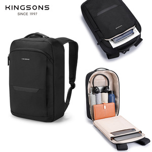 Kingsons Men's Laptop <b>Backpack</b> 20-35L Lightweight <b>With</b> <b>Compartment</b> For College Students Everyday Use - Product Image 3