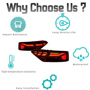 Luci Posteriori a LED per Audi <span class=keywords><strong>A5</strong></span> S5 8T 2008-2016 Facelift, Aggiornamento Plug and Play, Set Completo con Indicatori di Direzione, Freni e Retromarcia - Product Image 6