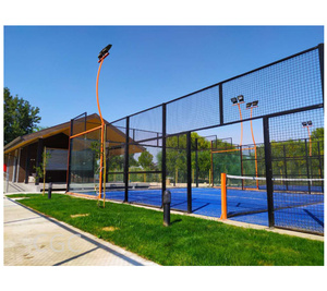 Pista <span class=keywords><strong>de</strong></span> Pádel Impermeable para Todo Clima con Estructura Resistente y Duradera, Césped Sintético <span class=keywords><strong>de</strong></span> Bajo Mantenimiento, Pista <span class=keywords><strong>de</strong></span> Pádel Interior y Exterior - Product Image 6