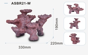 อ่างเลี้ยงปลาหินแบบมีฟังก์ชันสำหรับตู้ปลาแผ่นกรองแบบไบโอแอคทีฟสำหรับตู้ปลา - Product Image 2
