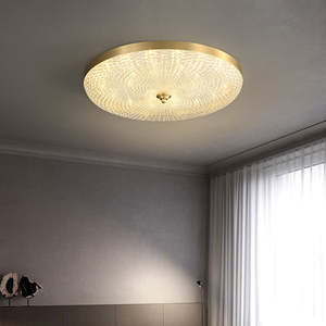 Çağdaş Modern pirinç ve bakır LED tavan lambası küçük akrilik monte ev veya daire için 75 fantezi İskandinav tasarım - Product Image 4