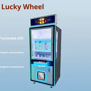 Máquina expendedora de premios Lucky Spin para exportación, equipo de entretenimiento para <span class=keywords><strong>alquiler</strong></span>, máquina de caja ciega de arcade para niños, operada con monedas de metal y plástico. - Product Image 3