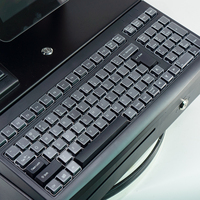 Terminal de point de vente tout-en-un Licon 15,6 pouces avec imprimante thermique intégrée de 58 mm, processeur J1800/J1900 pour utilisation en supermarché et commerce de détail, Windows 7/8/10