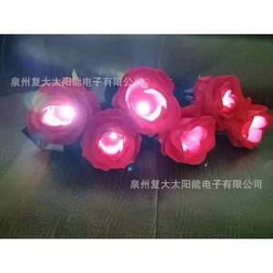 Lampes solaires de jardin en forme de rose, LED portables, résistantes à l'eau, pour la décoration extérieure - Product Image 4