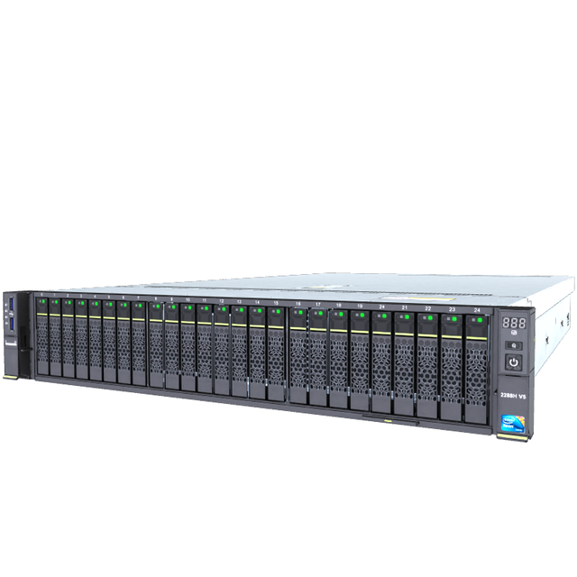 Hua Wei 2288H V5 AI Server 2U 10x PCIe 3.0 Slots Support 4x NVIDIA T4 GPUs 384GB DDR4 1600W PSU