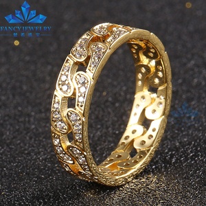 Meilleure vente série de bagues cubaines pour hommes Retro Old Hip Hop Moissanite Ring Fashion Jewelry Rings - Product Image 5