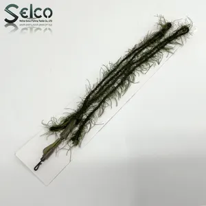 Selco New Design 75Cm Green Bulk Multifilament Lead Wire Weed Braided Line Fishing