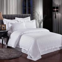 Parure de lit Cloudlandhome 100% coton, 300 fils/cm², taille King, drap-housse et housse de couette, style simple, utilisation toute saison