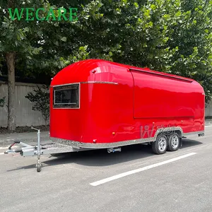 Wecare cuisine commerciale mobile airstream consession friteuse restauration remorque de nourriture bbq camion de nourriture restaurant entièrement équipé