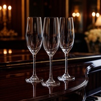 Verre à vin en cristal sans plomb de 220 ml, personnalisé avec logo, fait main, design moderne, de luxe, pour gobelet à vin de marque