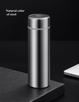 Tasse à eau rechargeable électronique intelligente avec affichage à LED et rappel à écran tactile Tasse à café thermos sous vide de voyage