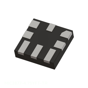 Composants électroniques MIC2877-4.75YFT-TR 8 UQFN Gestion de l'alimentation (PMIC) Commerce IC REG BOOST 4.75V 2A 8FTQFN - Product Image 1