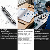 Tige pneumatique extensible certifiée CE, 3 et 6 pouces, personnalisable, livraison rapide pour machine à découper et rembobiner