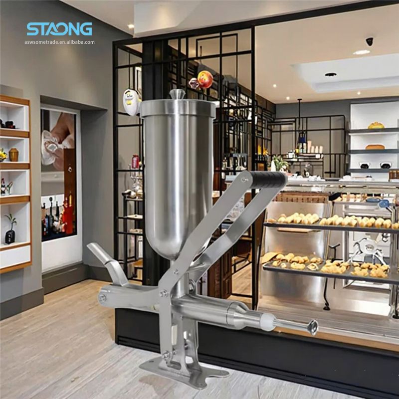 Paste Donut Jam Chocolate Ice Cream Filling Machine for Bakeries Using ...