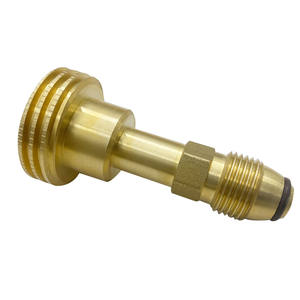 Adaptateur de gaz <span class=keywords><strong>propane</strong></span> POL à embout mâle QCC 1-3/4 pouces pour conversion de réservoir de cylindre - Product Image 3