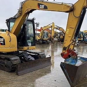 Mini-excavatrice sur chenilles hydraulique compacte d'occasion CAT 308E2 CR de 8 tonnes, d'origine américaine, à faible nombre d'heures de fonctionnement - Product Image 4
