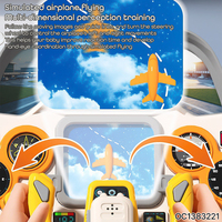 Console de jeu d'aventure éducative pour bébé, jouet volant, simulateur d'avion pour enfants avec lumières et musique