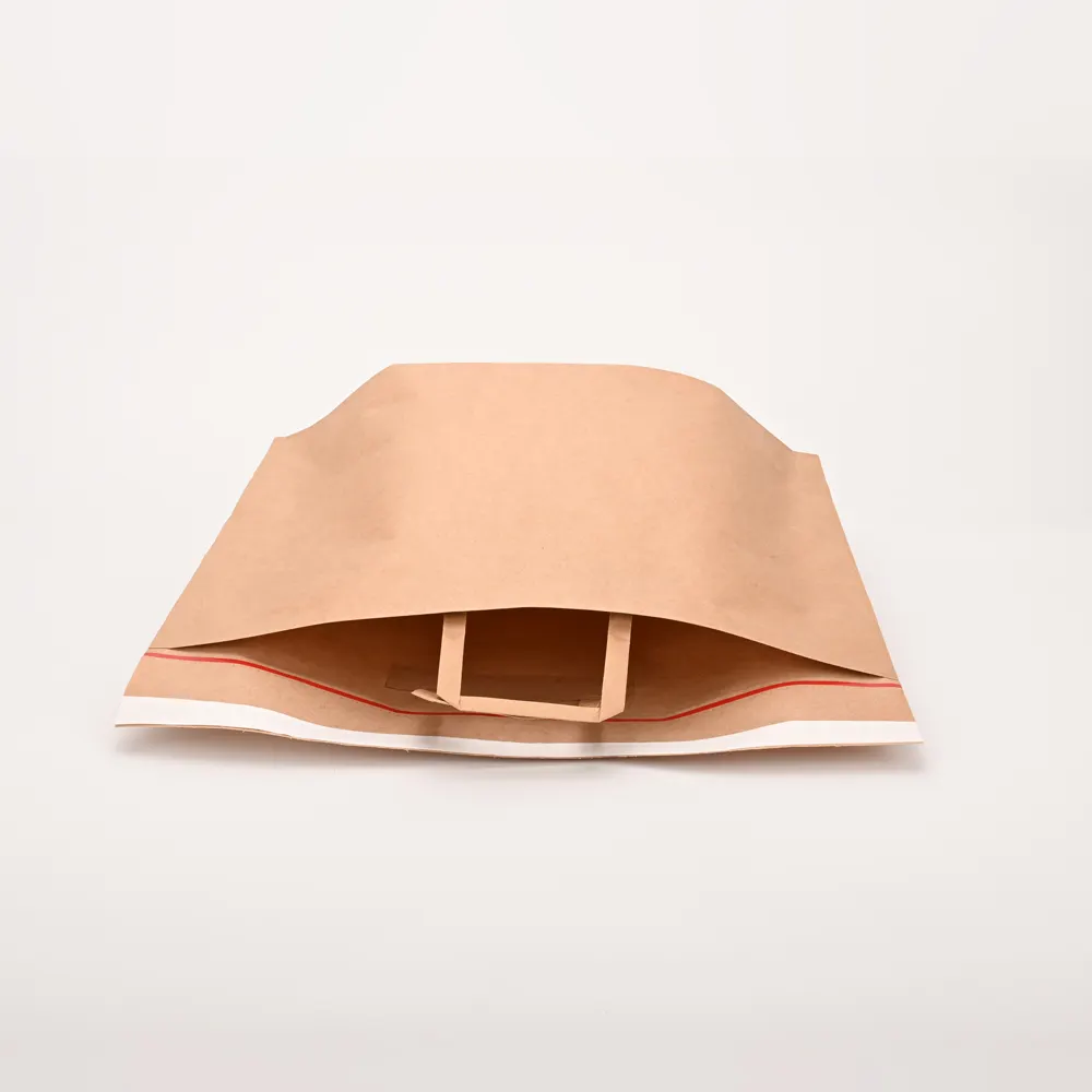 Saco de papel Kraft durável reciclável, versátil e personalizado, saco de compras de papel para fornecedor, saco de embalagem de papel com logotipo