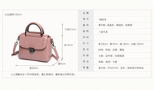 Bolso de Mano de Diseño para Mujer, de Cuero Genuino, Bolso Pequeño con Cierre de Cremallera, Bolso Tote de Piel de Vaca - Product Image 6