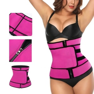 Cinturón Deportivo de Neopreno para <span class=keywords><strong>Mujer</strong></span>, Soporte <span class=keywords><strong>Lumbar</strong></span>, Moldeador de Cuerpo, Control de Abdomen con Cierre, para Todas las Temporadas - Product Image 2