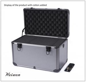 Scatola di imballaggio in lega personalizzabile in fabbrica diretta grande custodia per il trasporto di utensili pesante valigetta impermeabile - Product Image 4