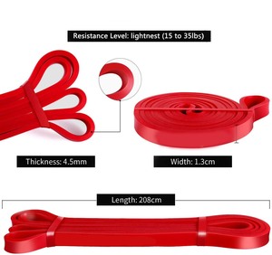 Bandes de résistance pour l'exercice, ensemble de bandes de traction pour entraînement à domicile, équipement de <span class=keywords><strong>fitness</strong></span> pour hommes et femmes - Product Image 4