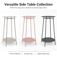 Table d'appoint de canapé, petite table basse, table de chevet pour chambre et salon, table d'extrémité de balcon, table de style médiéval, mobilier de maison