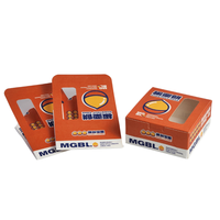 Boîte d'emballage pliable en papier pour mini-plats à emporter, mini-dim sum, desserts, aliments, personnalisable en gros avec logo