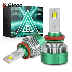 GICOO K14P LED ไฟหน้ารถสำหรับรถบรรทุกรถมอเตอร์ไซด์ H4 H7 H11 9005 9006 250 วัตต์ แคนบัสกำลังสูง หลอดไฟอัตโนมัติพร้อมพัดลมเทอร์โบ - Product Image 2