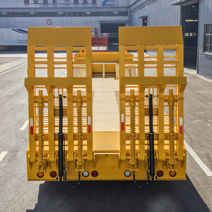 Oferta Especial: Semirremolque de Plataforma Baja de 3 Ejes para Trabajo Pesado, 60-80t, de Acero, <span class=keywords><strong>13m</strong></span>, para Transporte de Equipos - Product Image 5