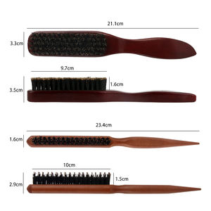 Le matériau de bûche régule l'équilibre de l'huile brosse à cheveux peigne pour homme outils de <span class=keywords><strong>coiffure</strong></span> - Product Image 4