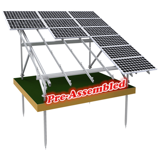 Суперпоставщик 2021, 1 мВт солнечная панель с заземляющим креплением для электростанции, кронштейн для солнечной конструкции, поддержка панели, трекер для электростанции N9 + C6