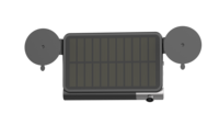 Nouveau DVR de voiture à énergie solaire, résolution vidéo 2K/1080P, vision nocturne avec fonctions PIR, batterie 5000 mAh pour une surveillance 24h/24 et 7j/7 du stationnement