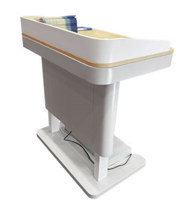 Bureau de podium multimédia multifonctionnel pour les écoles Bureau d'enseignant en acier en métal durable - Product Image 2