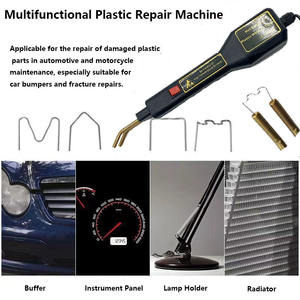 Pistola de soldadura de plástico, kit de soldadura de parachoques, 200 grapas para soldar y reparar parachoques de coche, grapas para reparación de plástico - Product Image 5